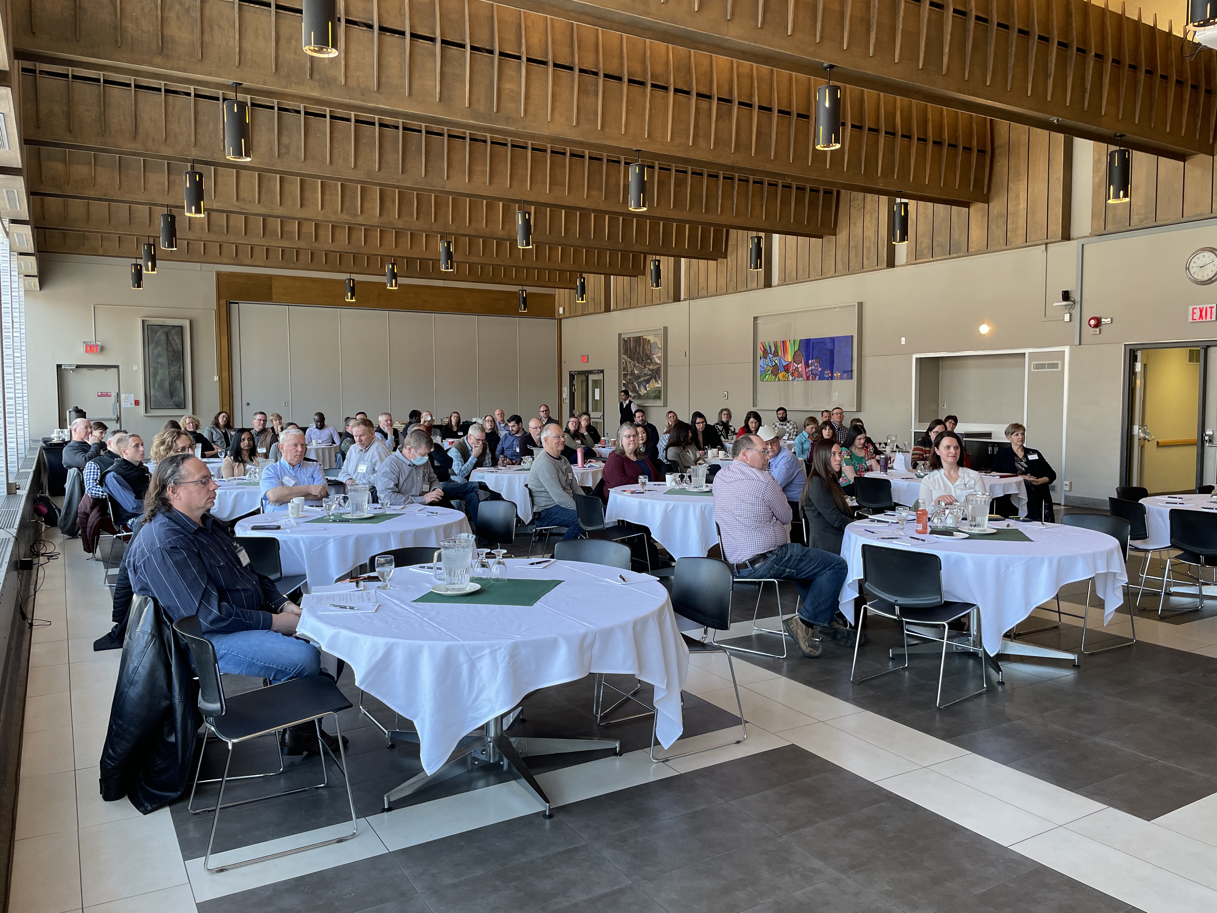 About 70 people attended the annual Beef and Forage Research Forum sponsored by the College of Agriculture and Bioresources, the Livestock and Forage Centre of Excellence, the Saskatchewan Cattlemen’s Association and the Government of Saskatchewan.