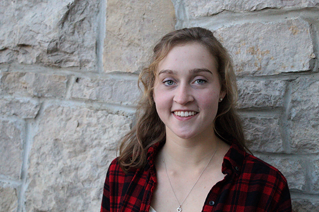Cassidy Maidment, a second-year student in the U of S College of Agriculture and Bioresrources. Photo: Jeanette Neufeld.
