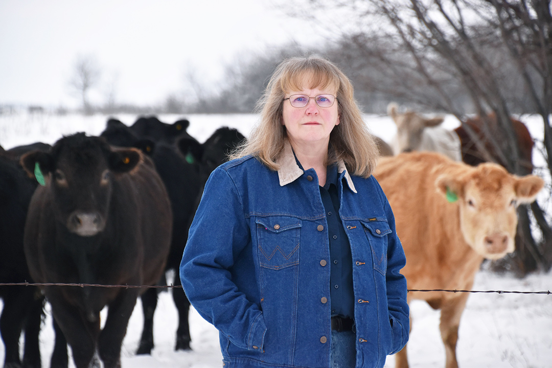 Veterinary researcher Dr. Cheryl Waldner is the University of Saskatchewan’s new NSERC/BCRC Industrial Research Chair in One Health and Production-Limiting Diseases. Photo: Amanda Waldner. 